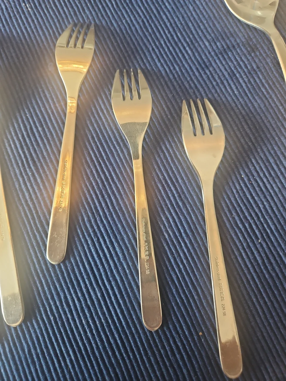 IKEA Silver Stainless Steel Forks & Spoons